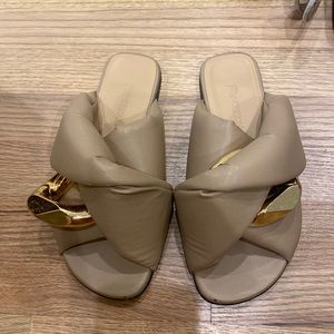 JW Anderson 38.5 tan sandals